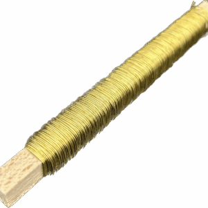 Drut druciki florystyczne nawijane złote