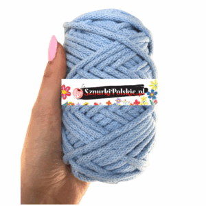 WAS Sznurek bawełniany z rdzeniem błękitny 50m 5mm WAS