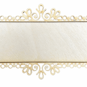 Drewniana tabliczka szyld deseczka ze sklejki ramka dekor decoupage 1szt