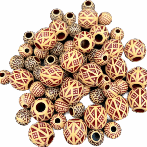 Korale koraliki plastikowe mix wzorów i rozmiarów