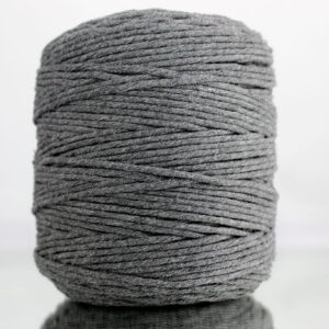 Sznurek bawełniany do makramy GRAFITOWY  200m 3mm