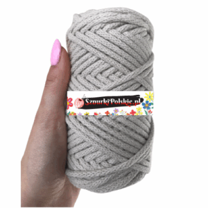 WAS Sznurek bawełniany z rdzeniem jasny beż 50m 5mm WAS