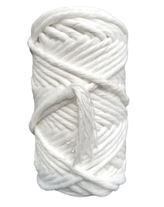 Sznurek bawełniany skręcany BIAŁY 50m 5mm