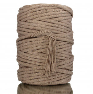 Sznurek bawełniany skręcany BEŻOWY 50m 5mm