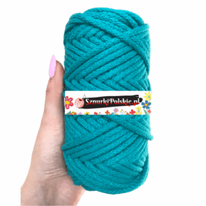 WAS Sznurek bawełniany z rdzeniem turkusowy 50m 5mm WAS