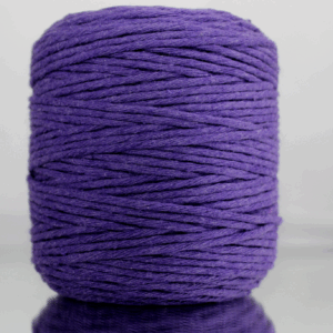 Sznurek bawełniany skręcany LAWENDOWY 200m 3mm