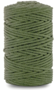 WAS sznurek bawełniany 100m 3mm KHAKI