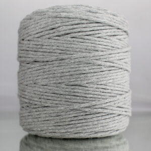 Sznurek bawełniany do makramy SZARY 200m 3mm