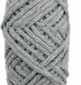 Sznurek bawełniany skręcany SZARY 20m 3mm
