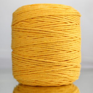 Sznurek bawełniany do makramy ŻÓŁTY 200m 3mm