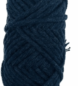 Sznurek bawełniany skręcany GRANATOWY 20m 3mm