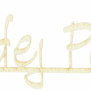 Drewniany napis Młodej Parze scrapki wesele ślub 1szt