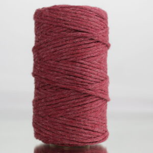 Sznurek bawełniany skręcany BORDOWY 60m 2mm