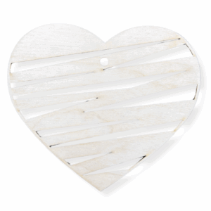 Drewniane serce serduszko ażur zawieszka ze sklejki decoupage dekor 1szt