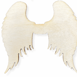 Skrzydełka skrzydła anielskie drewniane anioł do anioła baza decoupage 1szt