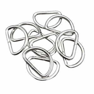 Półkole metalowe do torebki breloka 20mm 10sztuk