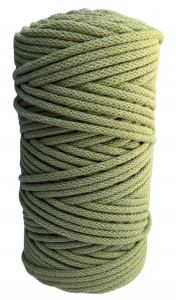 WAS Sznurek bawełniany z rdzeniem 100m 5mm - pistacjowy WAS