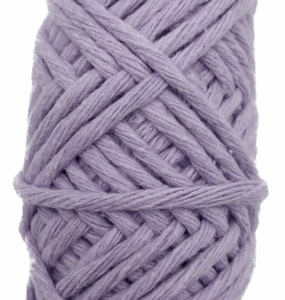 Sznurek bawełniany skręcany FIOLETOWY 20m 3mm