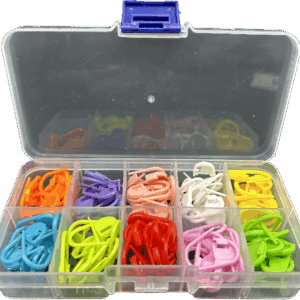 Agrafki kolorowe plastikowe znaczniki