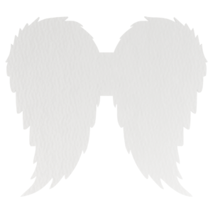 Skrzydełka skrzydła anielskie BIAŁE anioł do anioła baza decoupage