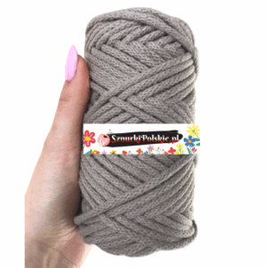 WAS Sznurek bawełniany z rdzeniem ciemny beż 50m 5mm WAS