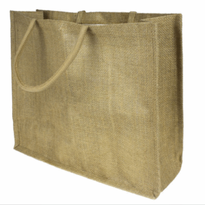Torba jutowa eko na zakupy prezent ekologiczna