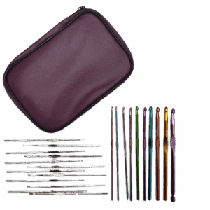 Szydełka w piórniku 22 szt