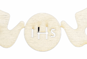 Scrapki gołąbki gołębie komunia IHS sklejka 1szt