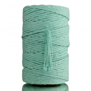 Sznurek bawełniany skręcany MIĘTOWY 60m 2mm