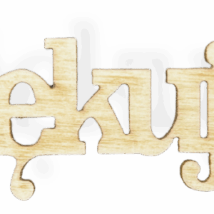 Drewniany napis Dziękujemy scrapki decoupage ozdoba dekor ze sklejki 1szt