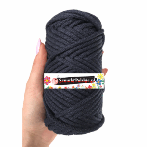 WAS Sznurek bawełniany z rdzeniem atrament 50m 5mm WAS