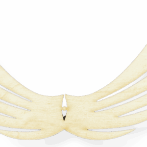 Skrzydełka skrzydła anielskie drewniane anioł do anioła baza decoupage 1szt