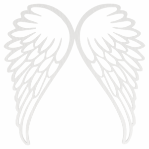 Skrzydełka skrzydła anielskie anioła BIAŁE ażurowe ze sklejki duże