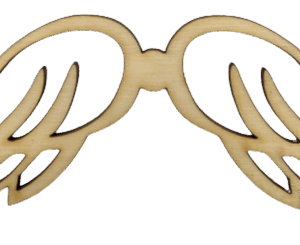 Skrzydełka skrzydła anielskie drewniane 1szt