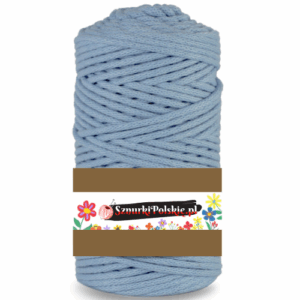 WAS Sznurek bawełniany z rdzeniem 100m 3mm BŁĘKITNY WAS