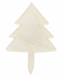 Drewniana choinka na piku topper choineczka 1szt