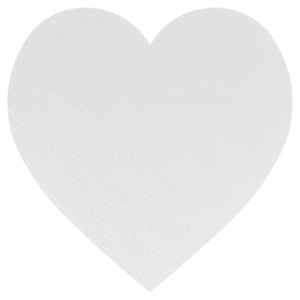 Serce BIAŁE serduszka 2cm sklejka ozdoba dekor 50szt.