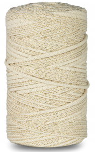 WAS ZŁOTA NITKA Sznurek bawełniany z rdzeniem kość słoniowa 100m 3mm WAS ZŁOTA NITKA
