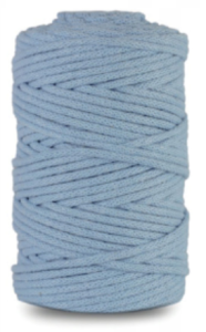 WAS Sznurek bawełniany z rdzeniem 100m 3mm BŁĘKITNY WAS