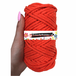 WAS Sznurek bawełniany z rdzeniem pomarańczowy 50m 5mm WAS