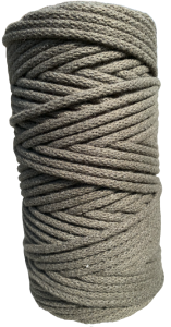 WAS Sznurek bawełniany z rdzeniem 100m 5mm - khaki WAS