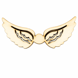 Skrzydełka skrzydła anielskie drewniane anioł 1szt