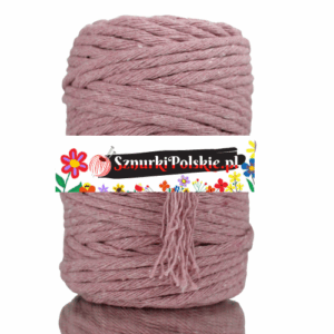 Sznurek bawełniany skręcany WRZOSOWY 10m 5mm