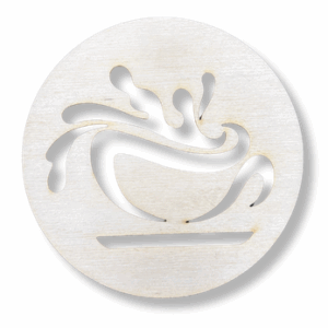 Drewniana podkładka podkładki podstawka pod kubek decoupage ze sklejki 1szt