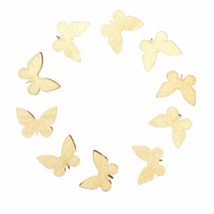 Drewniane motylki motyle scrapki ozdobne dekory