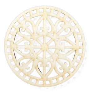 Drewniana podkładka podkładki podstawka pod kubek decoupage ze sklejki 1szt