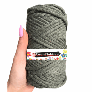 WAS Sznurek bawełniany z rdzeniem khaki 50m 5mm WAS