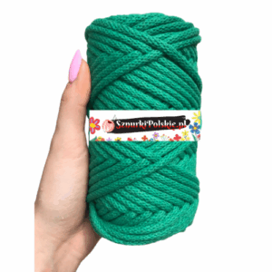 WAS Sznurek bawełniany z rdzeniem zielony 50m 5mm WAS