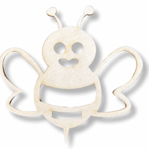 Drewniana pszczoła pszczółka pszczoły dekor scrapki decoupage ozdoba 1szt