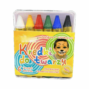 Kredki do malowania twarzy 6 kolorów